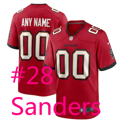 Nike Tampa Bay Buccaneers #28 Shilo Sanders Red Vapor Untouchable Authentic Stitched NFL Jersey