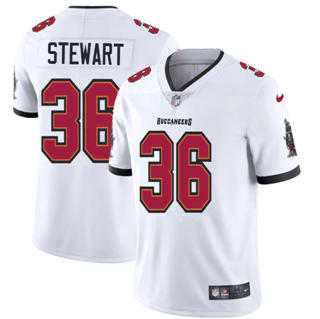 Nike Tampa Bay Buccaneers #36 M.J. Stewart White Vapor Untouchable Authentic Stitched NFL Jersey