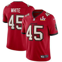 Nike Tampa Bay Buccaneers #45 Devin White Red 2021 Super Bowl LV Authentic Stitched NFL Jersey
