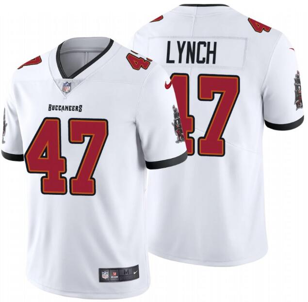 Nike Tampa Bay Buccaneers #47 John Lynch White Vapor Untouchable Authentic Stitched NFL Jersey