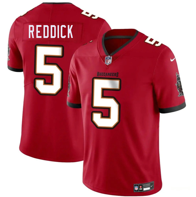 Nike Tampa Bay Buccaneers #5 Haason Reddick Red Vapor Untouchable Authentic Stitched NFL Jersey