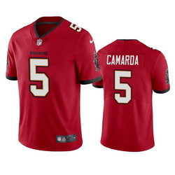 Nike Tampa Bay Buccaneers #5 Jake Camarda White Red Vapor Untouchable Authentic Stitched NFL Jersey