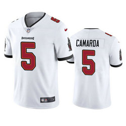 Nike Tampa Bay Buccaneers #5 Jake Camarda White White Vapor Untouchable Authentic Stitched NFL Jersey
