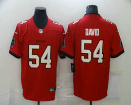 Nike Tampa Bay Buccaneers #54 Lavonte David Red Vapor Untouchable Authentic Stitched NFL Jersey