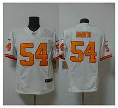 Nike Tampa Bay Buccaneers #54 Lavonte David White Throwback Stitched NFL Jersey