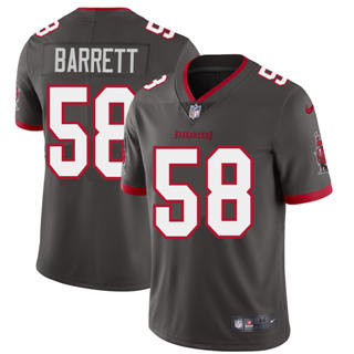 Nike Tampa Bay Buccaneers #58 Shaquil Barrett Gray Vapor Untouchable Authentic Stitched NFL Jersey