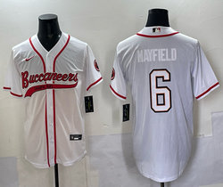 Nike Tampa Bay Buccaneers #6 Baker Mayfield White Joint baseball jersey