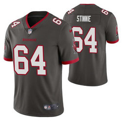 Nike Tampa Bay Buccaneers #64 Aaron Stinnie Gray Vapor Untouchable Authentic Stitched NFL Jersey