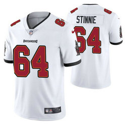 Nike Tampa Bay Buccaneers #64 Aaron Stinnie White Vapor Untouchable Authentic Stitched NFL Jersey