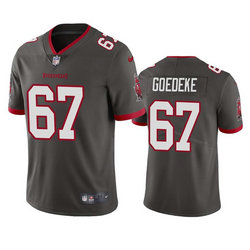 Nike Tampa Bay Buccaneers #67 Luke Goedeke White Gray Vapor Untouchable Authentic Stitched NFL Jersey