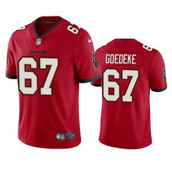 Nike Tampa Bay Buccaneers #67 Luke Goedeke White Red Vapor Untouchable Authentic stitched NFL jersey