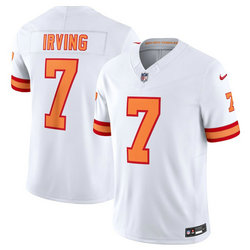 Nike Tampa Bay Buccaneers #7 Bucky Irving White Throwback Stitched NFL Jersey