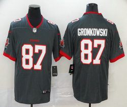Nike Tampa Bay Buccaneers #87 Rob Gronkowski Grey 2020 Vapor Untouchable Authentic Stitched NFL Jersey