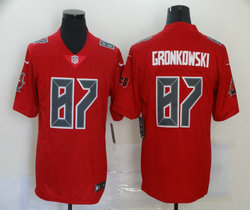 Nike Tampa Bay Buccaneers #87 Rob Gronkowski Red Rush Authentic Stitched NFL Jersey