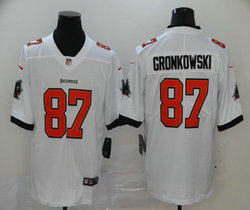 Nike Tampa Bay Buccaneers #87 Rob Gronkowski White 2020 Vapor Untouchable Authentic Stitched NFL Jersey