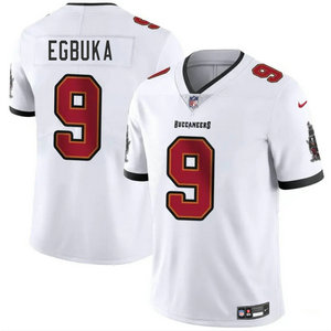Nike Tampa Bay Buccaneers #9 Emeka Egbuka White Stitched NFL Jersey