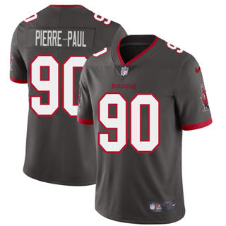 Nike Tampa Bay Buccaneers #90 Jason Pierre-Paul Gray Vapor Untouchable Authentic Stitched NFL Jersey