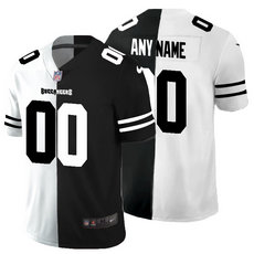Nike Tampa Bay Buccaneers Customized White and Black Authentic Stitched NFL Jerseys