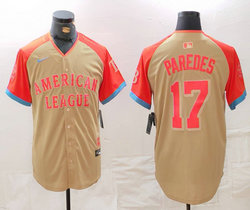Nike Tampa Bay Rays #17 Isaac Paredes 2024 All Star MLB Jersey