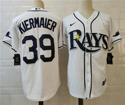 Nike Tampa Bay Rays #39 Kevin Kiermaier White Game Authentic stitched MLB jersey