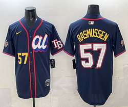 Nike Tampa Bay Rays #57 Drew Rasmussen 2025 All-Star Baseball Jersey