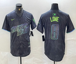 Nike Tampa Bay Rays #8 Brandon Lowe 2024 City Authentic stitched MLB jersey