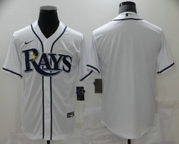 Nike Tampa Bay Rays Blank White Game Authentic stitched MLB jersey