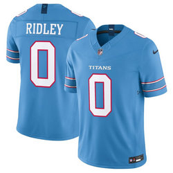 Nike Tennessee Titans #0 Calvin Ridley Light Blue 2026 Vapor Authentic Stitched NFL Jersey