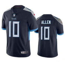 Nike Tennessee Titans #10 Brandon Allen Navy Vapor Untouchable Authentic Stitched NFL Jersey