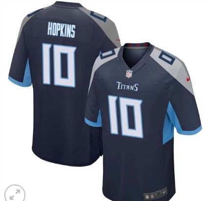 Nike Tennessee Titans #10 DeAndre Hopkins Navy Vapor Untouchable Authentic Stitched NFL Jersey