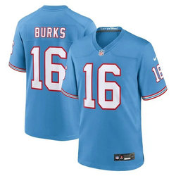 Nike Tennessee Titans #16 Treylon Burks Light Blue Throwback Stitched Jersey.jpg