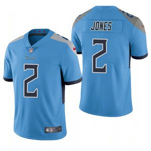 Nike Tennessee Titans #2 Julio Jones Light Blue Vapor Untouchable Authentic Stitched NFL Jerseys