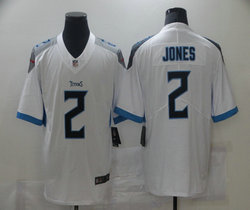 Nike Tennessee Titans #2 Julio Jones White Vapor Untouchable Authentic Stitched NFL Jerseys
