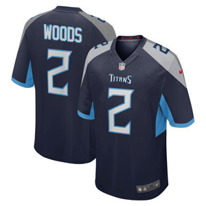 Nike Tennessee Titans #2 Robert Woods Navy Vapor Untouchable Authentic stitched NFL jersey