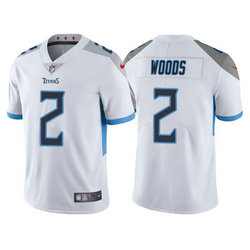 Nike Tennessee Titans #2 Robert Woods White Vapor Untouchable Authentic Stitched NFL Jersey
