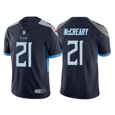 Nike Tennessee Titans #21 Roger McCreary Navy Vapor Untouchable Authentic Stitched NFL Jersey