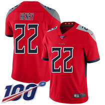 Nike Tennessee Titans #22 Derrick Henry 100th Season Inverted Legend Authentic stitched NFL jersey
