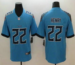 Nike Tennessee Titans #22 Derrick Henry New Light Blue Vapor Untouchable Limited Authentic Stitched NFL Jersey