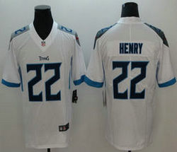 Nike Tennessee Titans #22 Derrick Henry White New Vapor Untouchable Authentic stitched NFL jersey