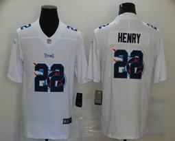 Nike Tennessee Titans #22 Derrick Henry White Shadow Authentic Stitched NFL Jerseys