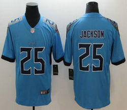 Nike Tennessee Titans #25 Adoree' Jackson Light Blue New Vapor Untouchable Authentic stitched NFL jersey