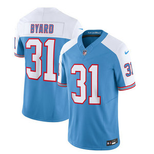 Nike Tennessee Titans #31 Kevin Byard Blue White 2023 F.U.S.E Authentic Stitched NFL Jersey