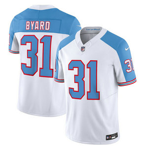 Nike Tennessee Titans #31 Kevin Byard White Blue 2023 F.U.S.E Authentic Stitched NFL Jersey