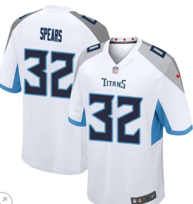 Nike Tennessee Titans #32 Tyjae Spears White Vapor Untouchable Authentic Stitched NFL Jersey