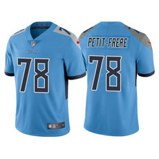 Nike Tennessee Titans #78 Nicholas Petit-Frere Light Vapor Untouchable Authentic Stitched NFL Jersey