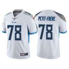 Nike Tennessee Titans #78 Nicholas Petit-Frere White Vapor Untouchable Authentic Stitched NFL Jersey