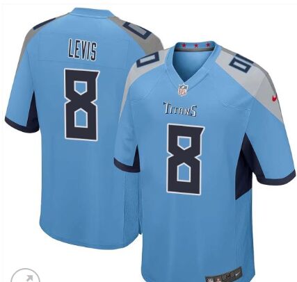 Nike Tennessee Titans #8 Will Levis Light Blue Vapor Untouchable Authentic Stitched NFL Jersey