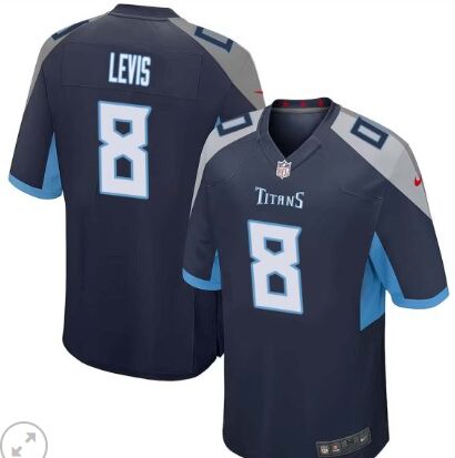 Nike Tennessee Titans #8 Will Levis Navy Vapor Untouchable Authentic Stitched NFL Jersey