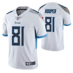Nike Tennessee Titans #81 Austin Hooper White Vapor Untouchable Authentic Stitched NFL Jersey