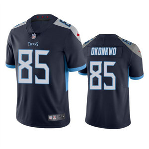 Nike Tennessee Titans #85 Chig Okonkwo Navy Vapor Untouchable Authentic Stitched NFL Jersey